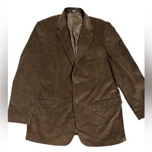 Meeting Street 44R Cotton Brown Corduroy Blazer Sport Coat Suit Jacket